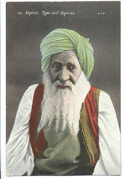 Algeria Jewish Man 1910 