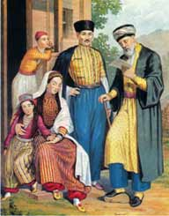 Karaim Family Russia in 1860s