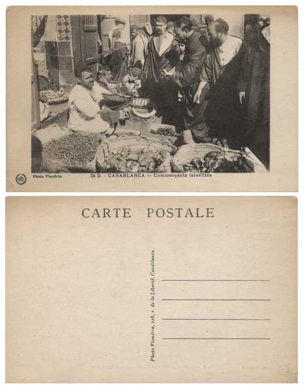 Casablanca, Morocco Jewish Merchants 