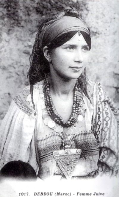 Jewish Woman in Debdou, Morocco height=